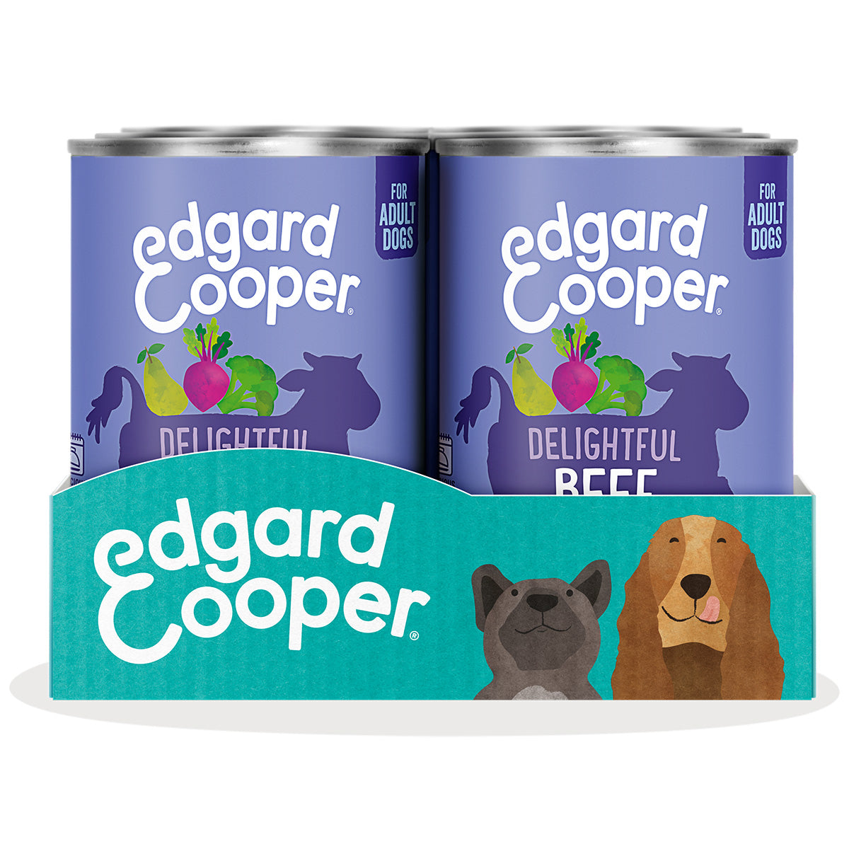 Natvoer voor honden Rundvlees Edgard & Cooper 400 g