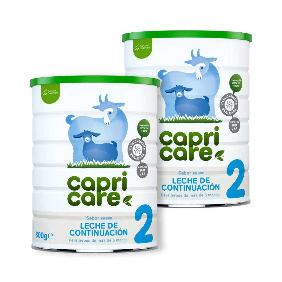 Sonderangebot 2 x Ziegenmilchnahrung, Folgemilch 2 Capricare 800 ml