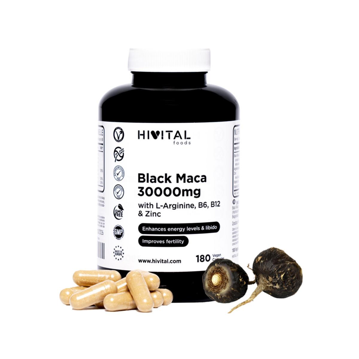 Schwarze Maca Hivital 180 Kapseln