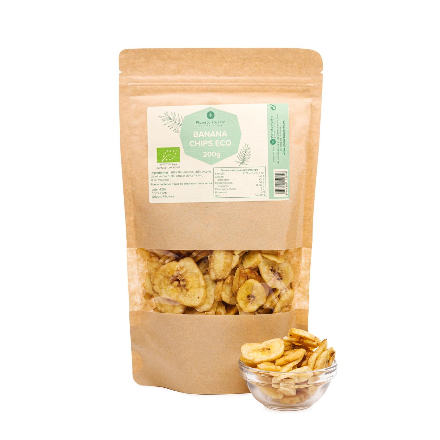Bananenchips ECO Planeta Huerto 200 g