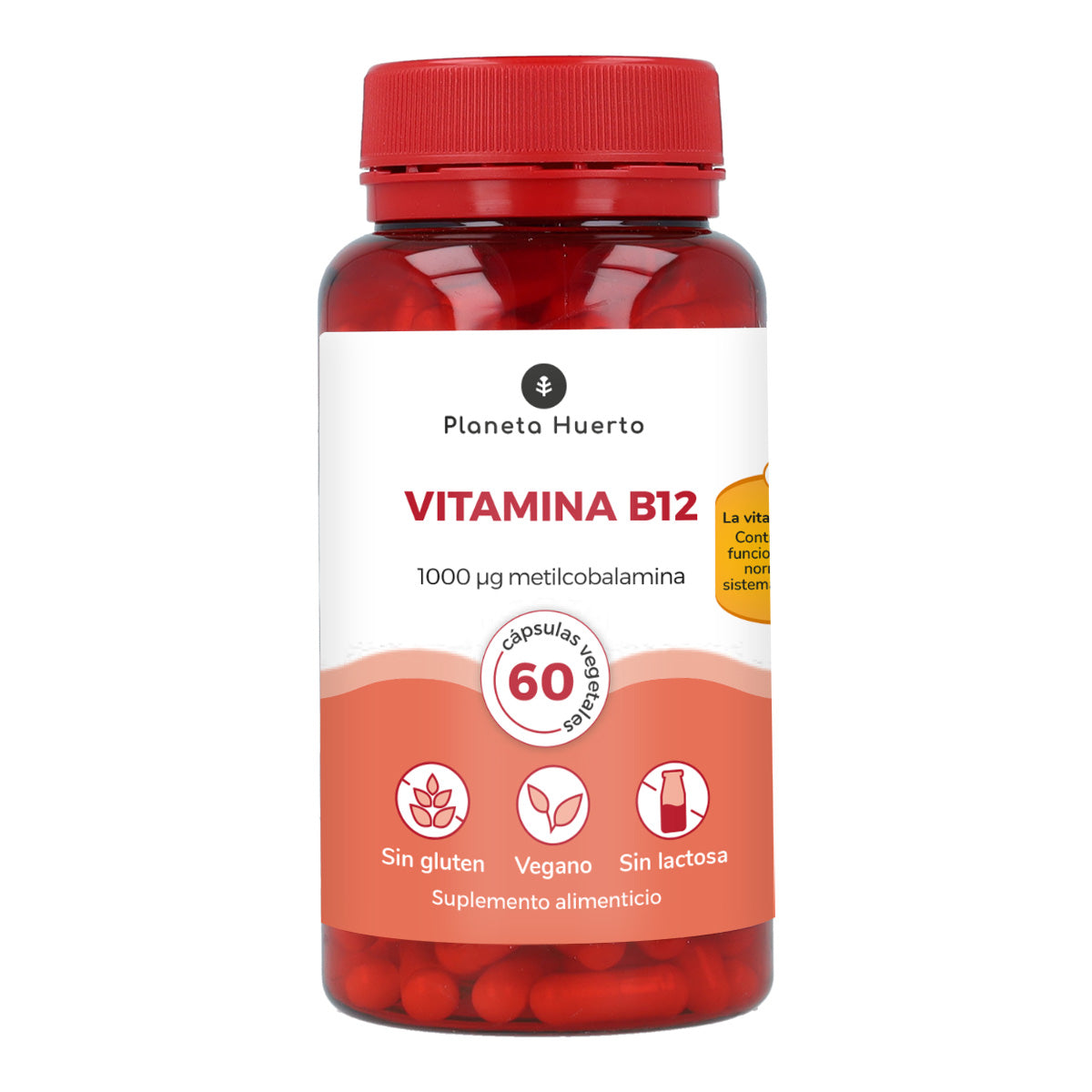Vitamine B12 Planeta Huerto 60 Caps.