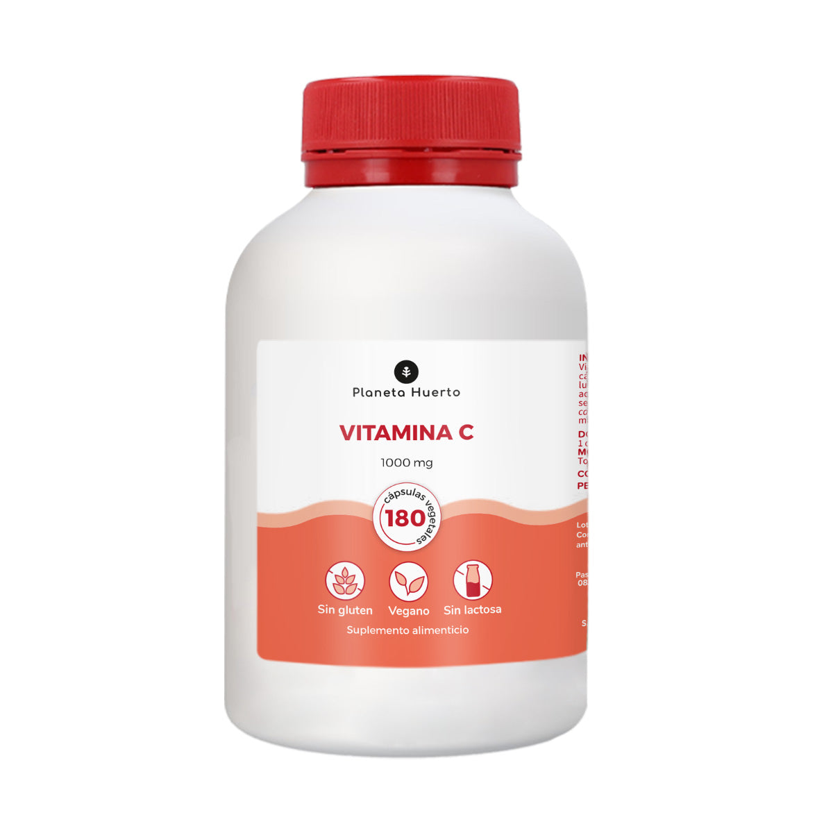 Vitamine C 1000 mg Planeta Huerto 180 gélules végétales