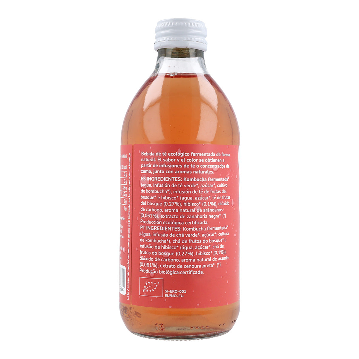 Pack 6x Kombucha ECO Fruits Rouges Planet Orchard 330 ml