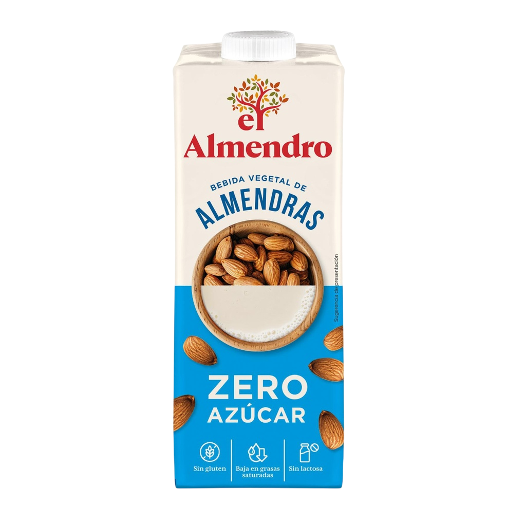 Confezione da 6 bevande di mandorle senza zucchero El Almendro 1L