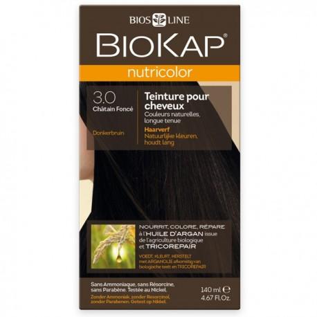 Dark Brown Hair Dye Dye 3.0 Biokap 140 ml