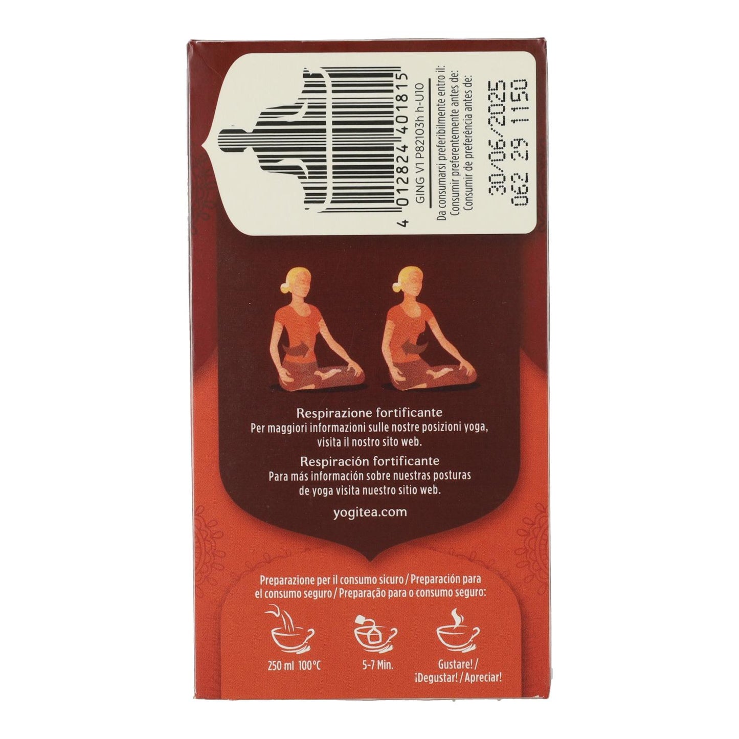 Yogi Tea Organic Ginger, 17 tea bags