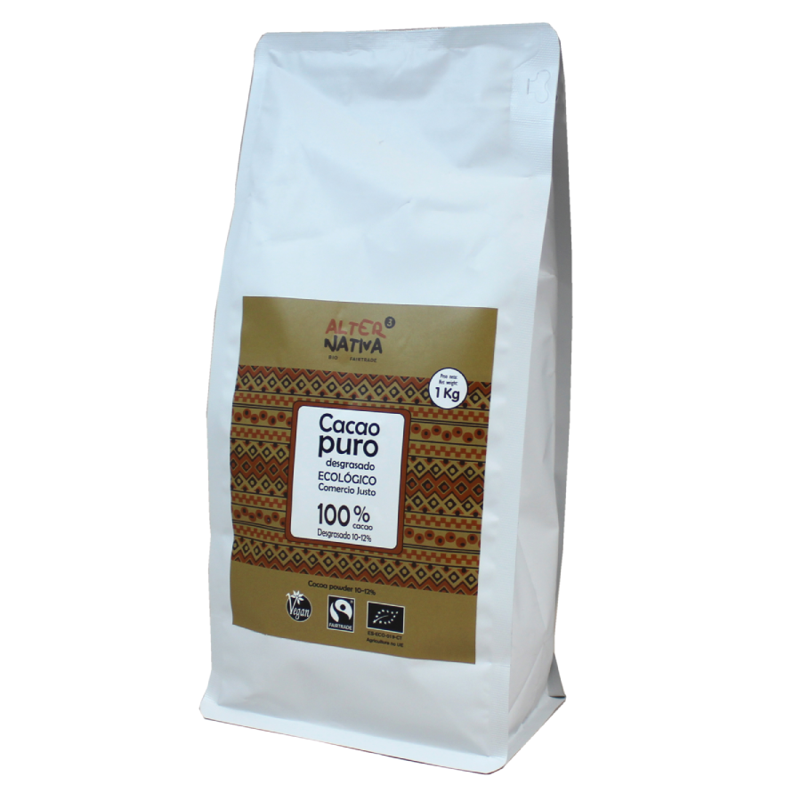 Entfetteter Bio-Kakao Alternativa3 in Pulverform 1 kg