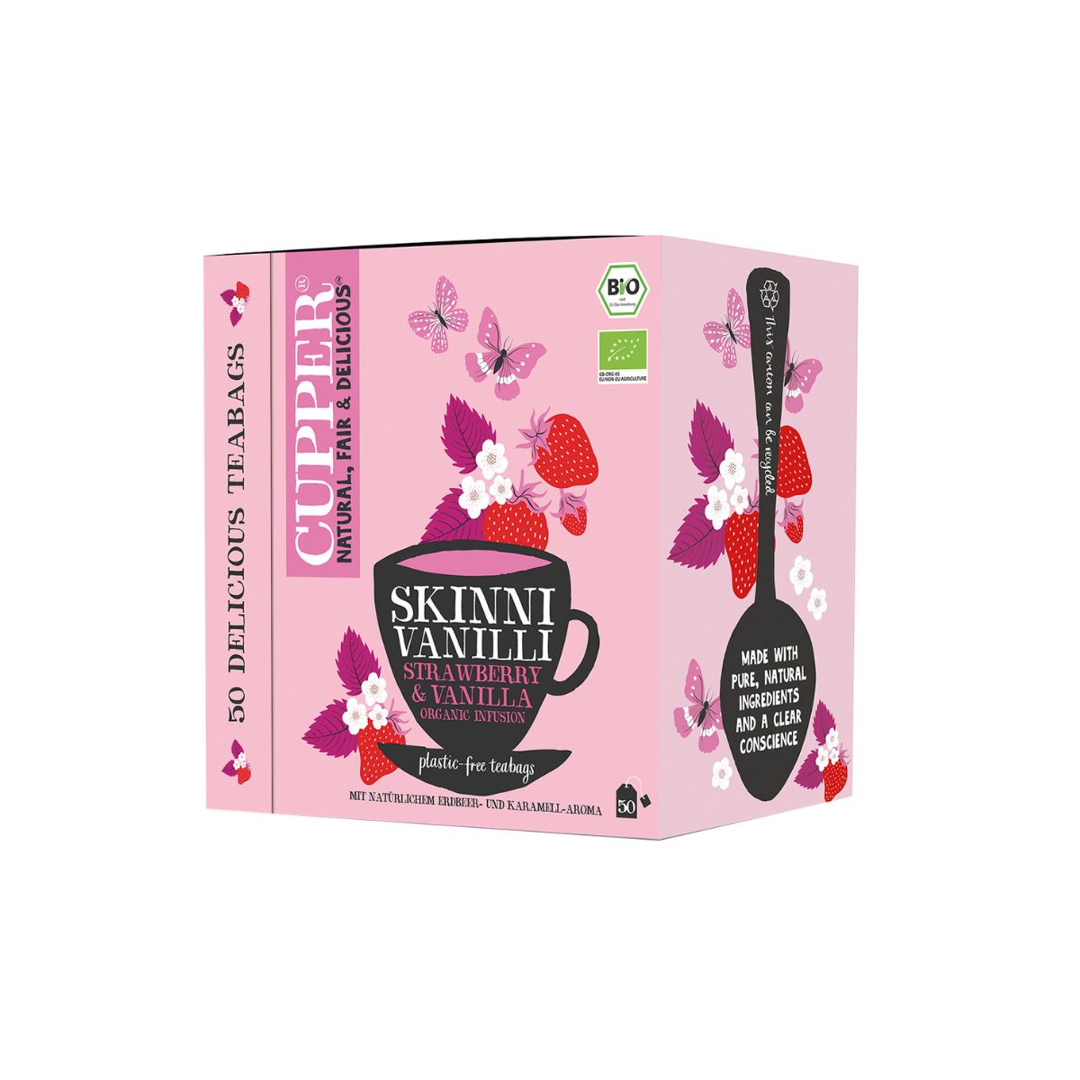 Cupper Organic Strawberry and Vanilla Infusion 50 bags
