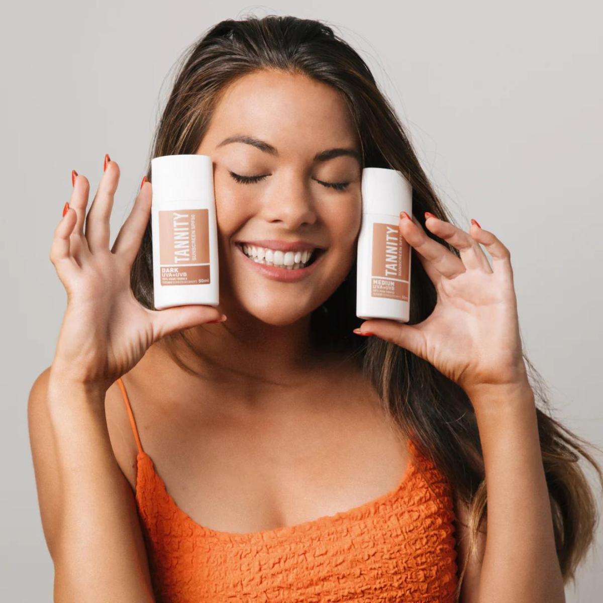 Krem przeciwsłoneczny z filtrem SPF50 - Dark, Tannity 50 ml