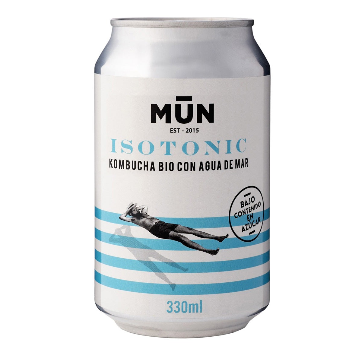 Canette de kombucha isotonique à l'eau de mer MunKombucha 330 ml