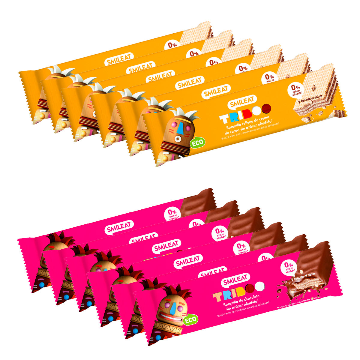 Lot de 12 barres ECO, Smileat, 30 g