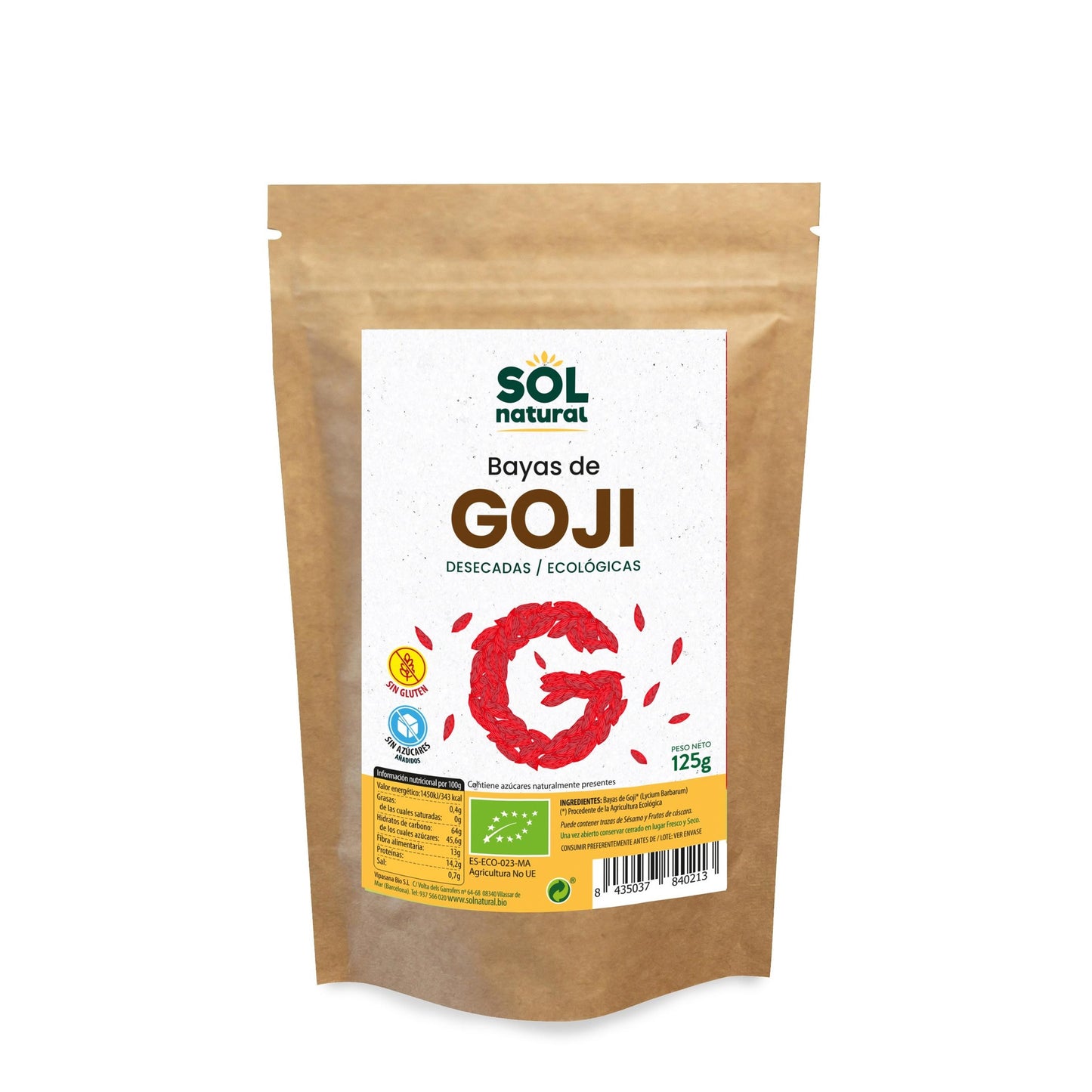 Bio-Goji-Beeren Sol Natural 125 g