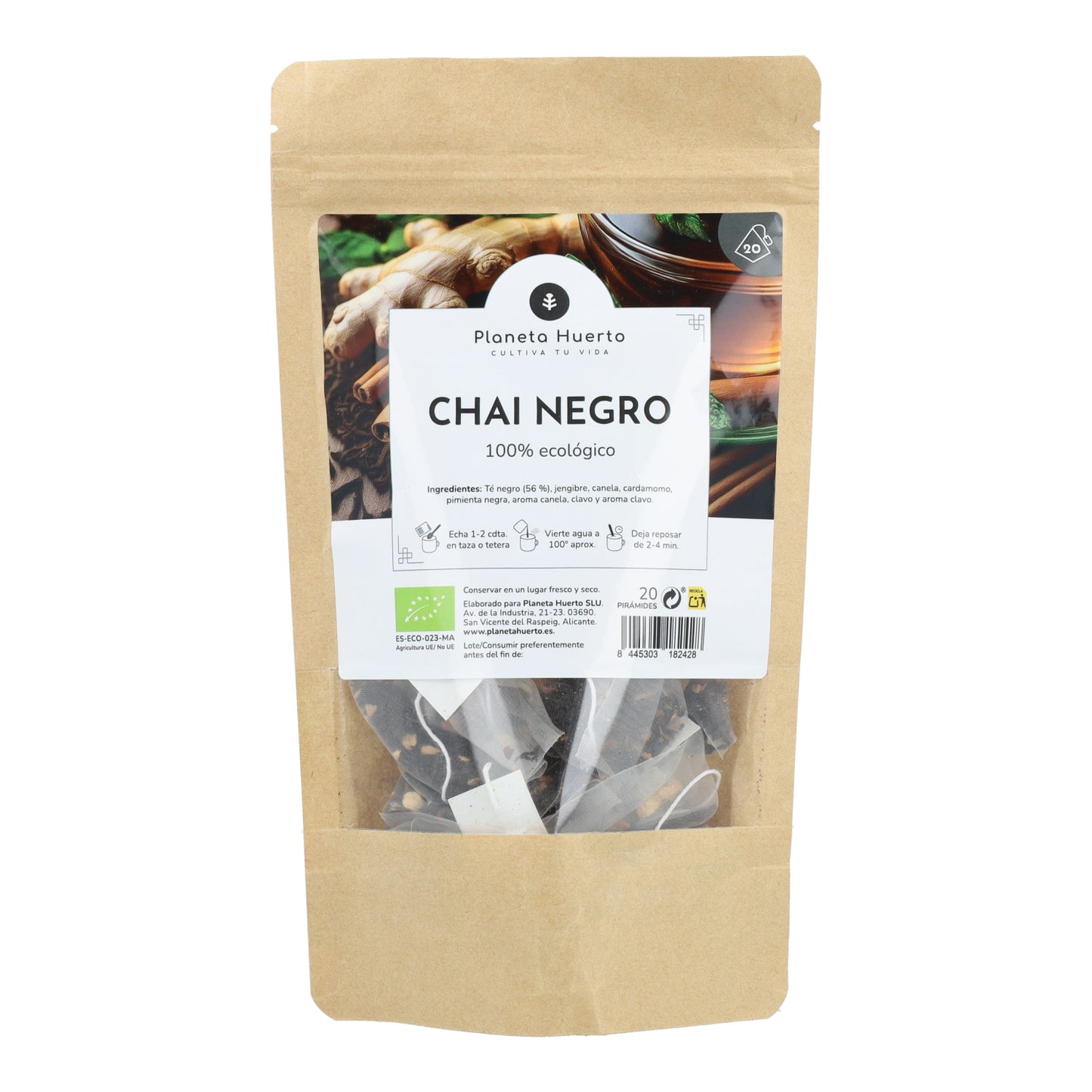 Thé noir Thé Chai ECO Planet Orchard 20 pyramides