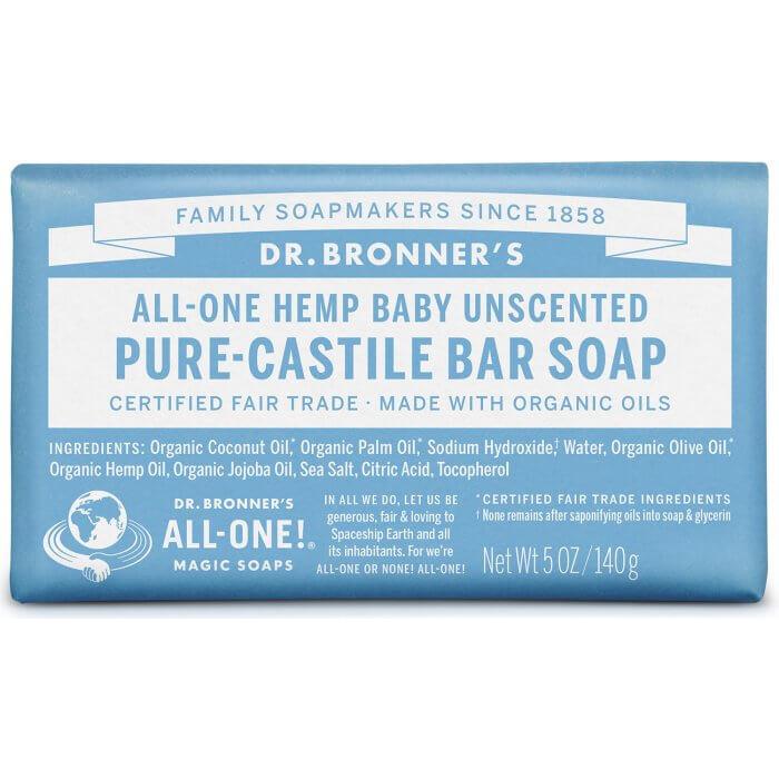 Zeep in tabletvorm voor baby's Neutraal Dr. Bronners 140 g
