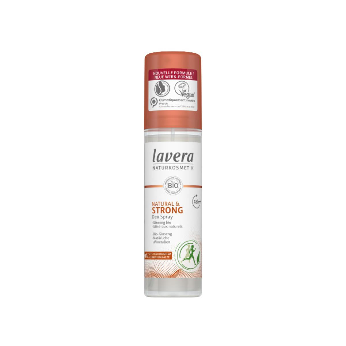 Deodorant-Spray 48h+ stark und natürlich, Lavera 75 ml