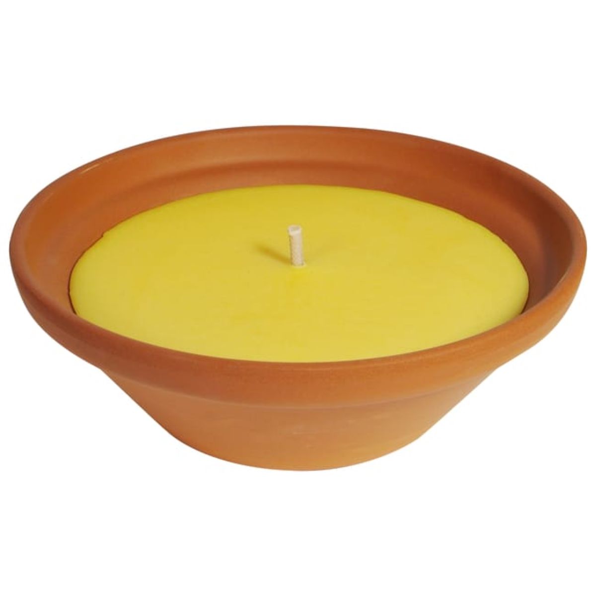 Candela antizanzare alla citronella terracotta Ø22 cm Roura
