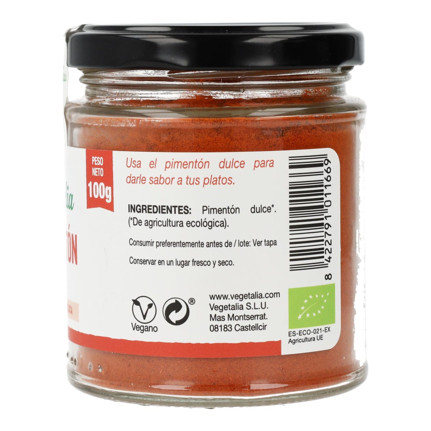 Słodka papryka Vegetalia 100 g