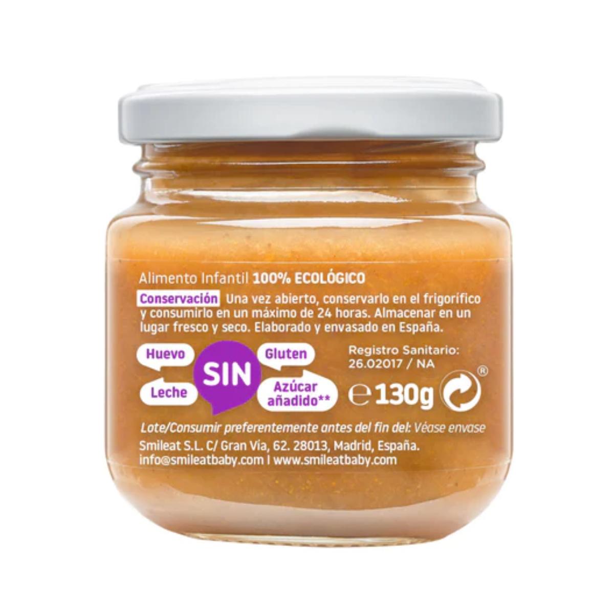 PROMO 3x BIO-potje peer, pruim en banaan +6 maanden Smileat 130 g