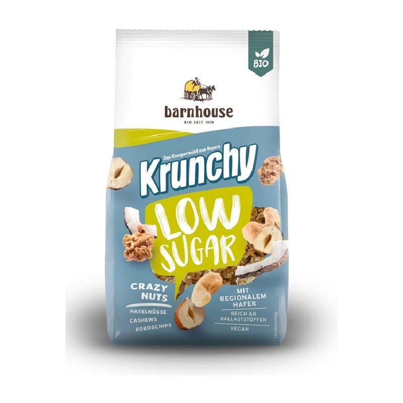 Musli Krunchy z owocami suszonymi o niskiej zawartości cukru Barnhouse 375 g