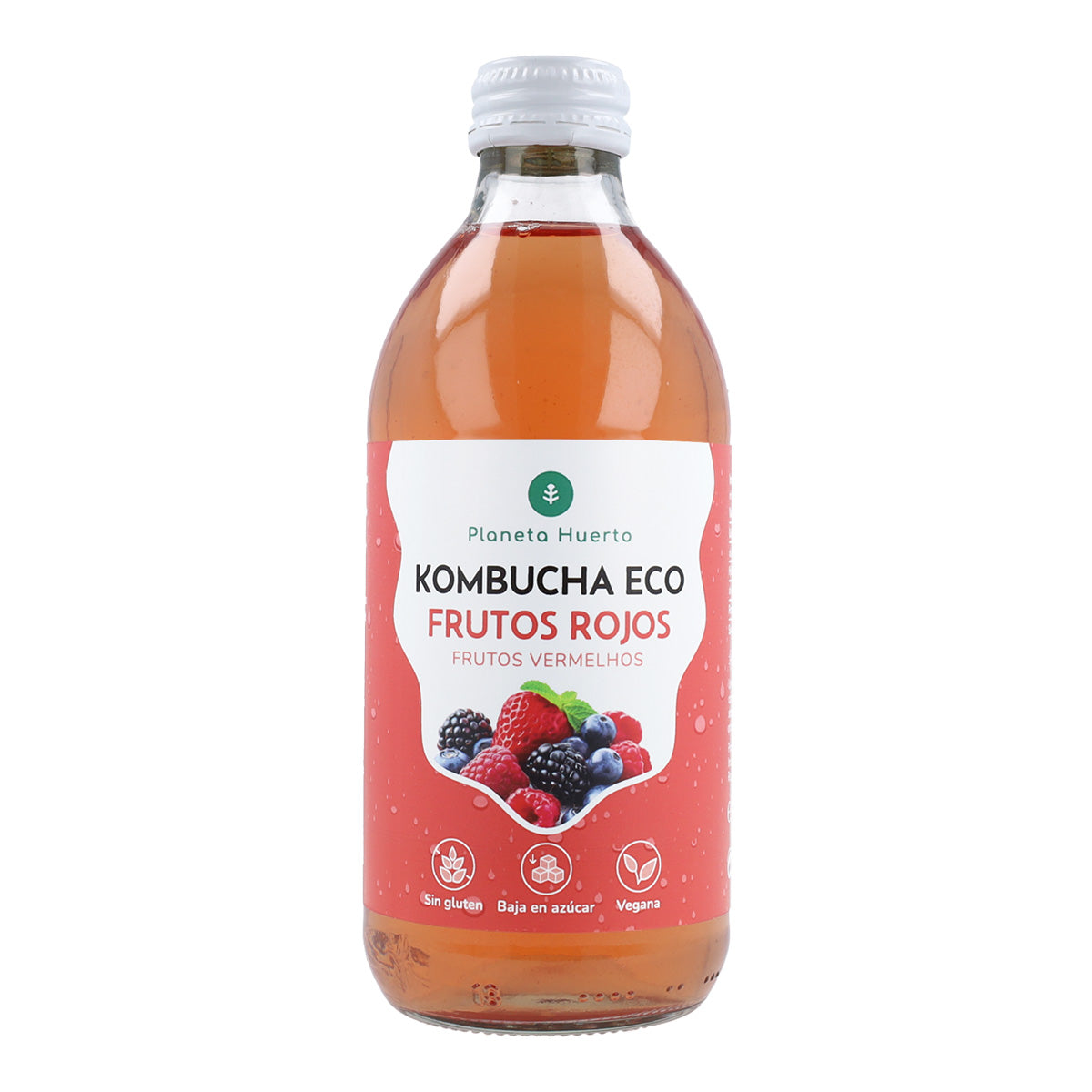 Pack 6x Kombucha ECO Fruits Rouges Planet Orchard 330 ml