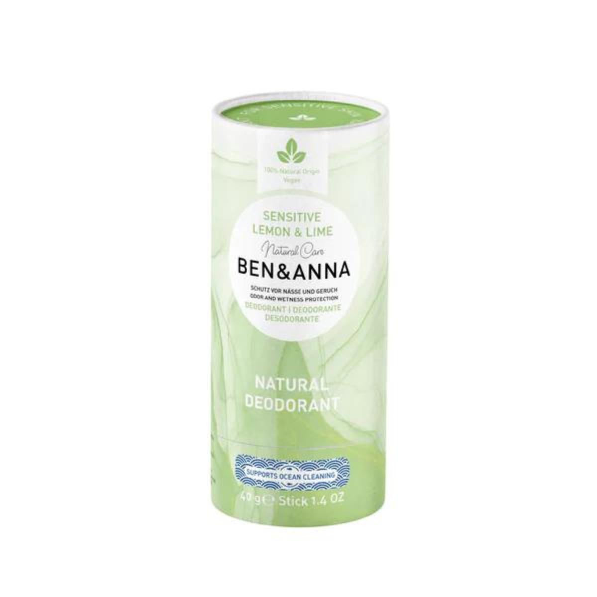Deodorant Sensitive Limette und Zitrone Ben&Anna 40 g