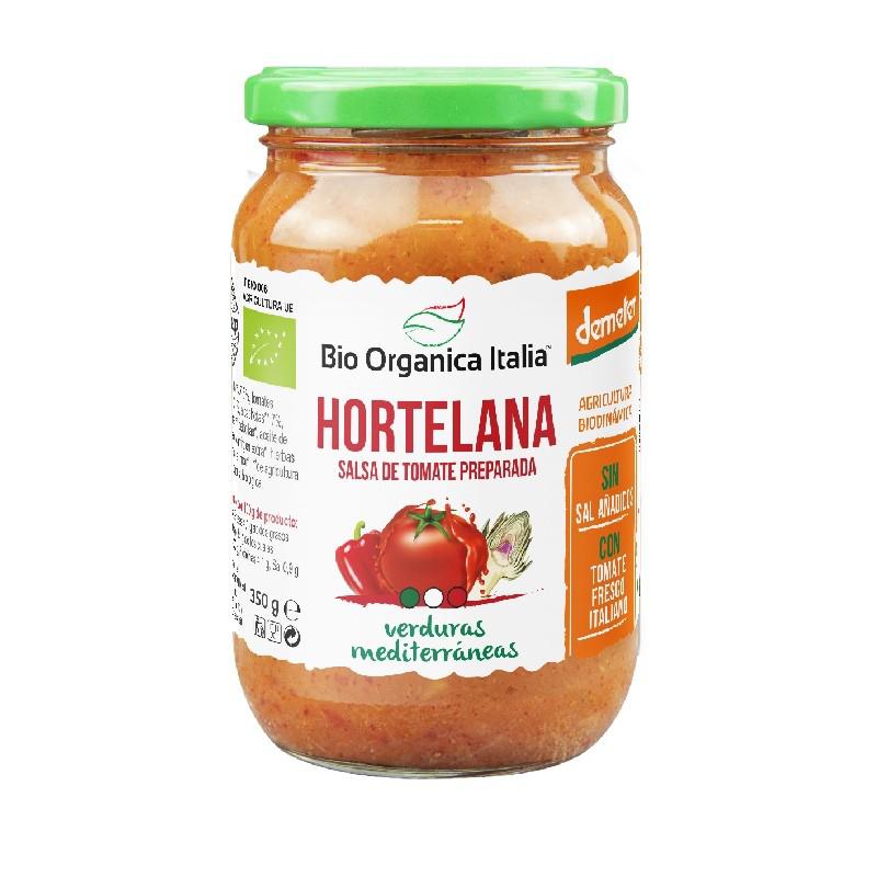Sauce tomate Hortelana aux légumes méditerranéens Bio Demeter Organica Italia 325 ml