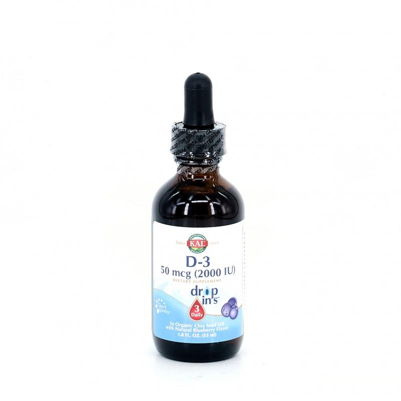 Vitamine D3 gouttes Kal, 53 ml