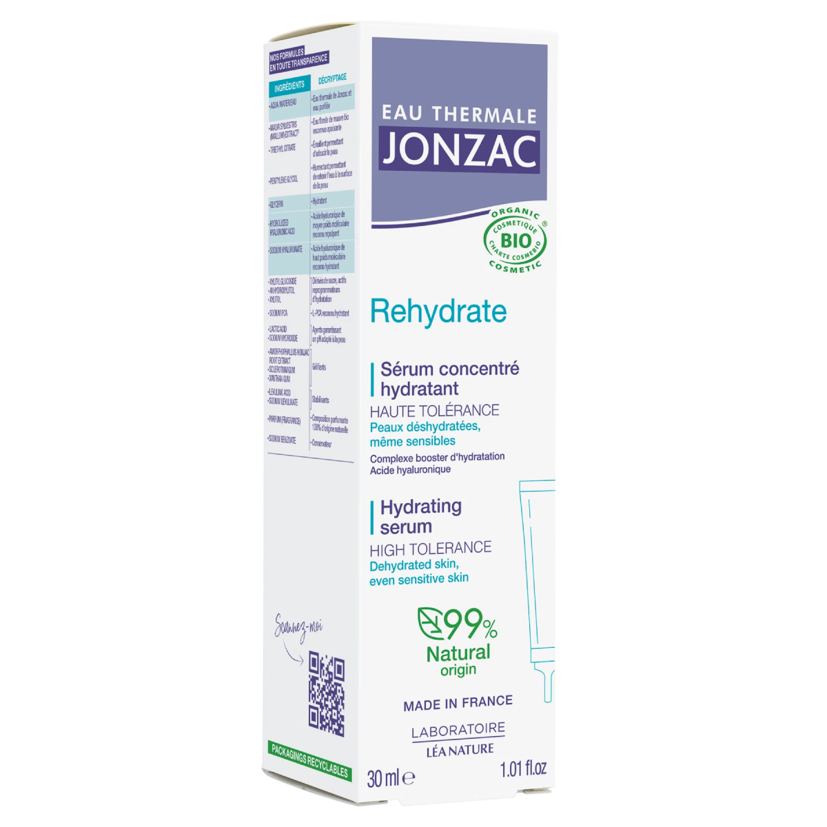 Feuchtigkeitsserum Rehydrate Eau Thermale JONZAC 30 ml