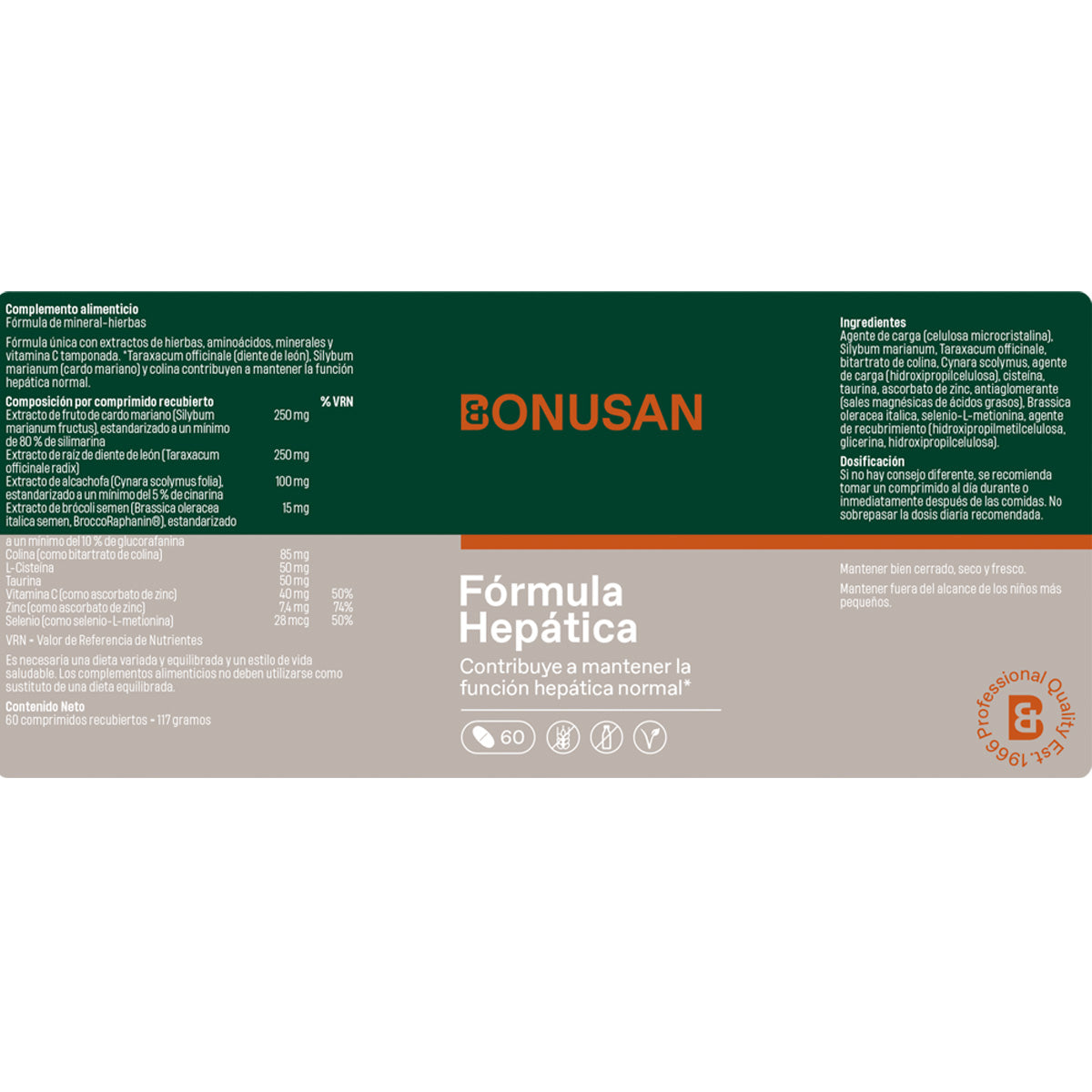 Bonusan leverformel 60 tabletter