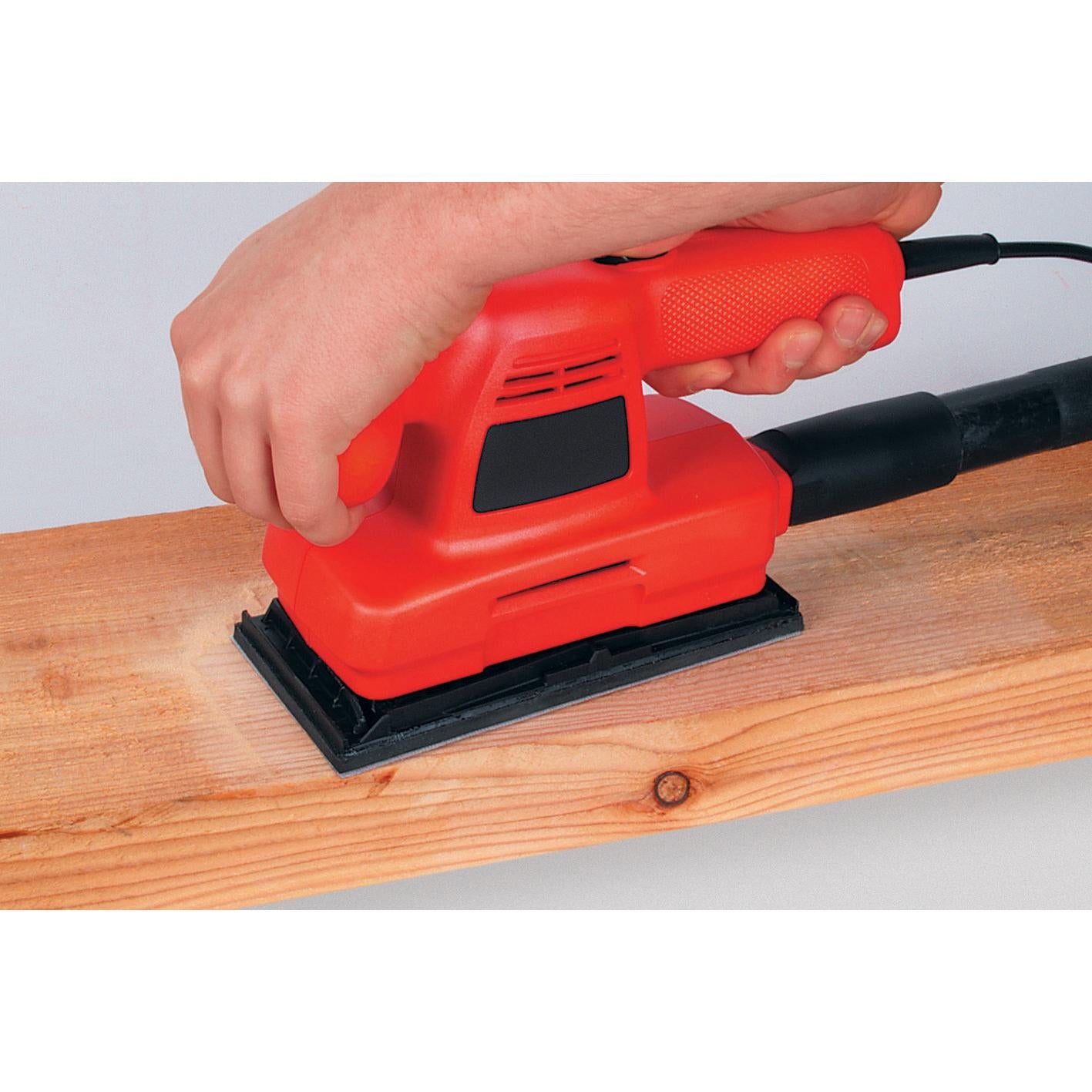 5 adhesive sanding sheets 93 x 190 mm for orbital sander Wolfcraft 120 grit