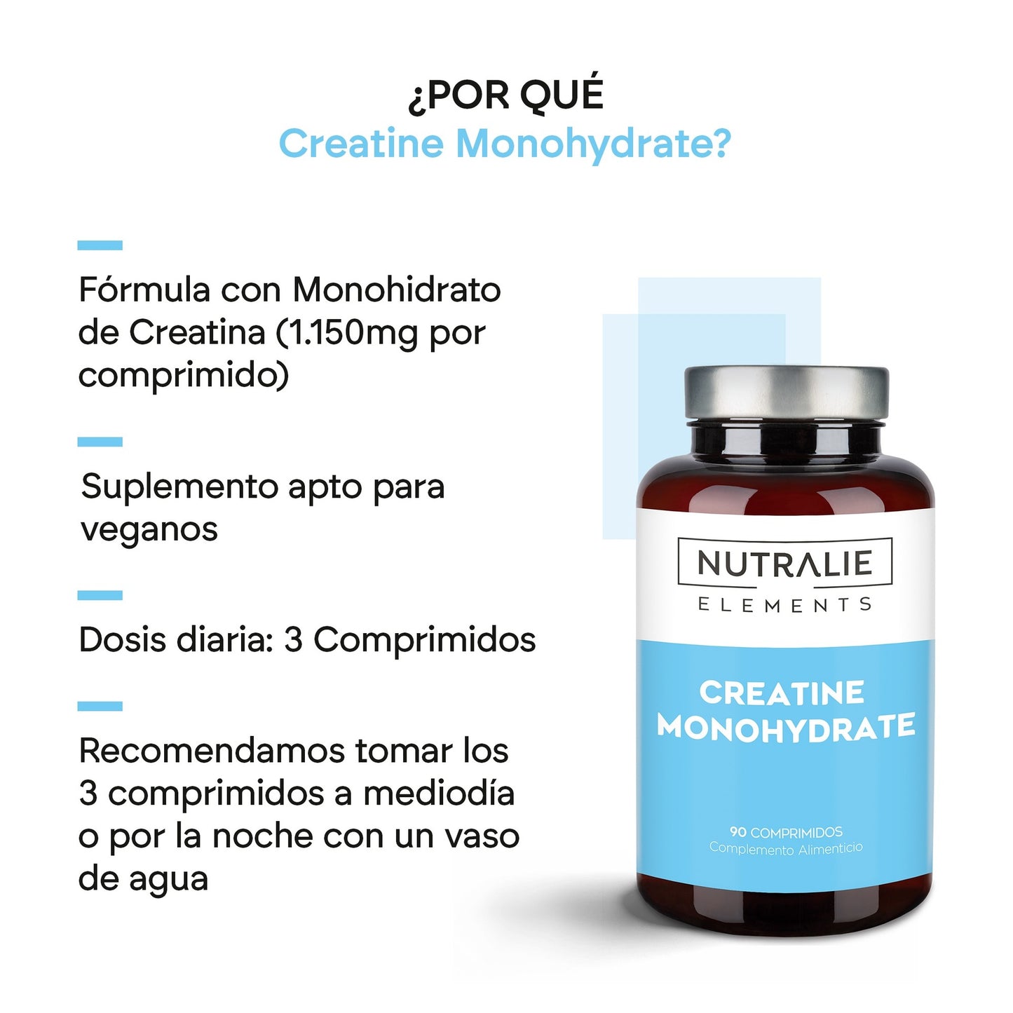 Creatine monohydraat Nutralie 90 capsules