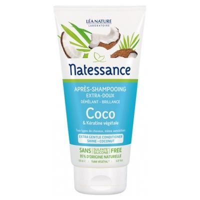 Kokosconditioner met keratine Natessance 150 ml