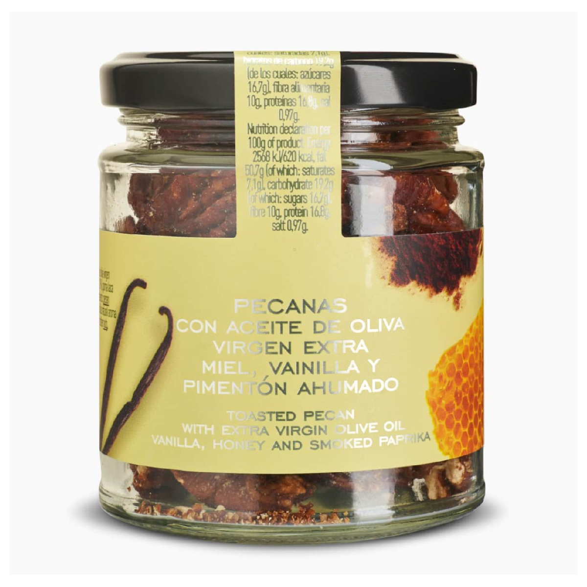 Noci pecan con olio extravergine di oliva, miele, vaniglia e paprika affumicata La Chinata 110 g