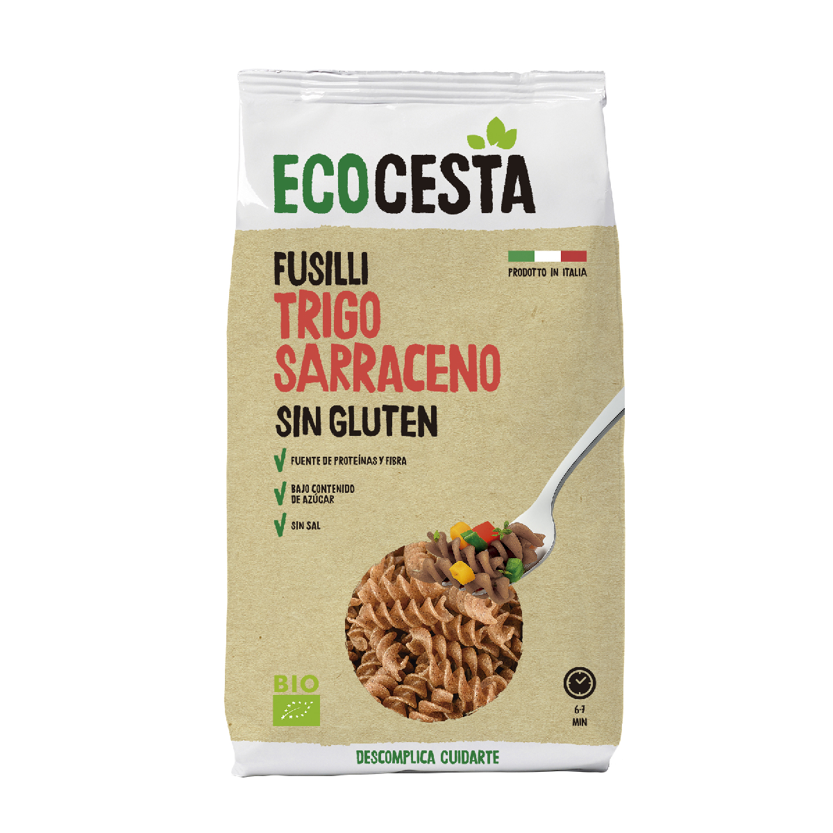 Ecocesta Organic Gluten-Free Buckwheat Fusilli 400 g