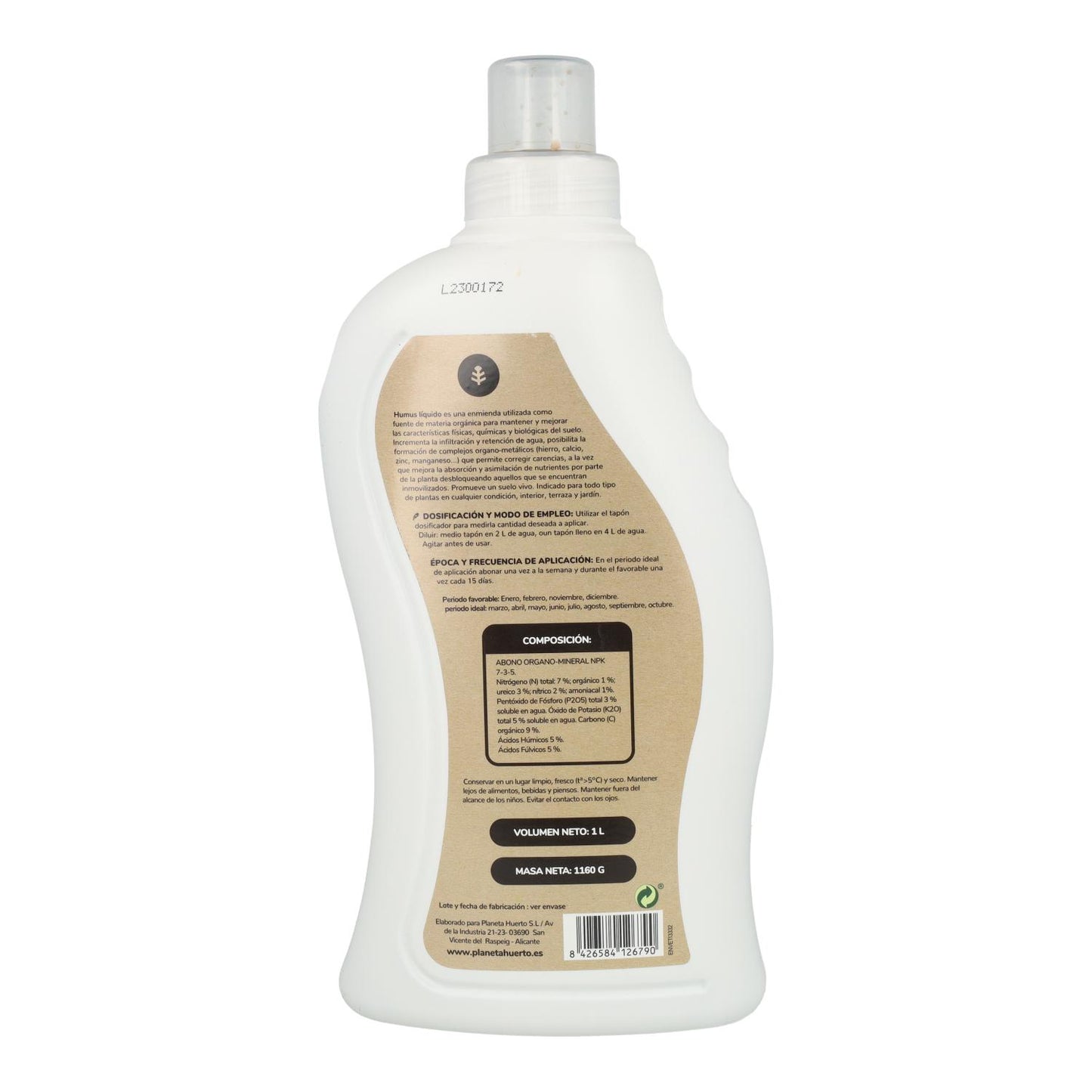 Pack 3xHumus liquide naturel Planète Potager 1 litre