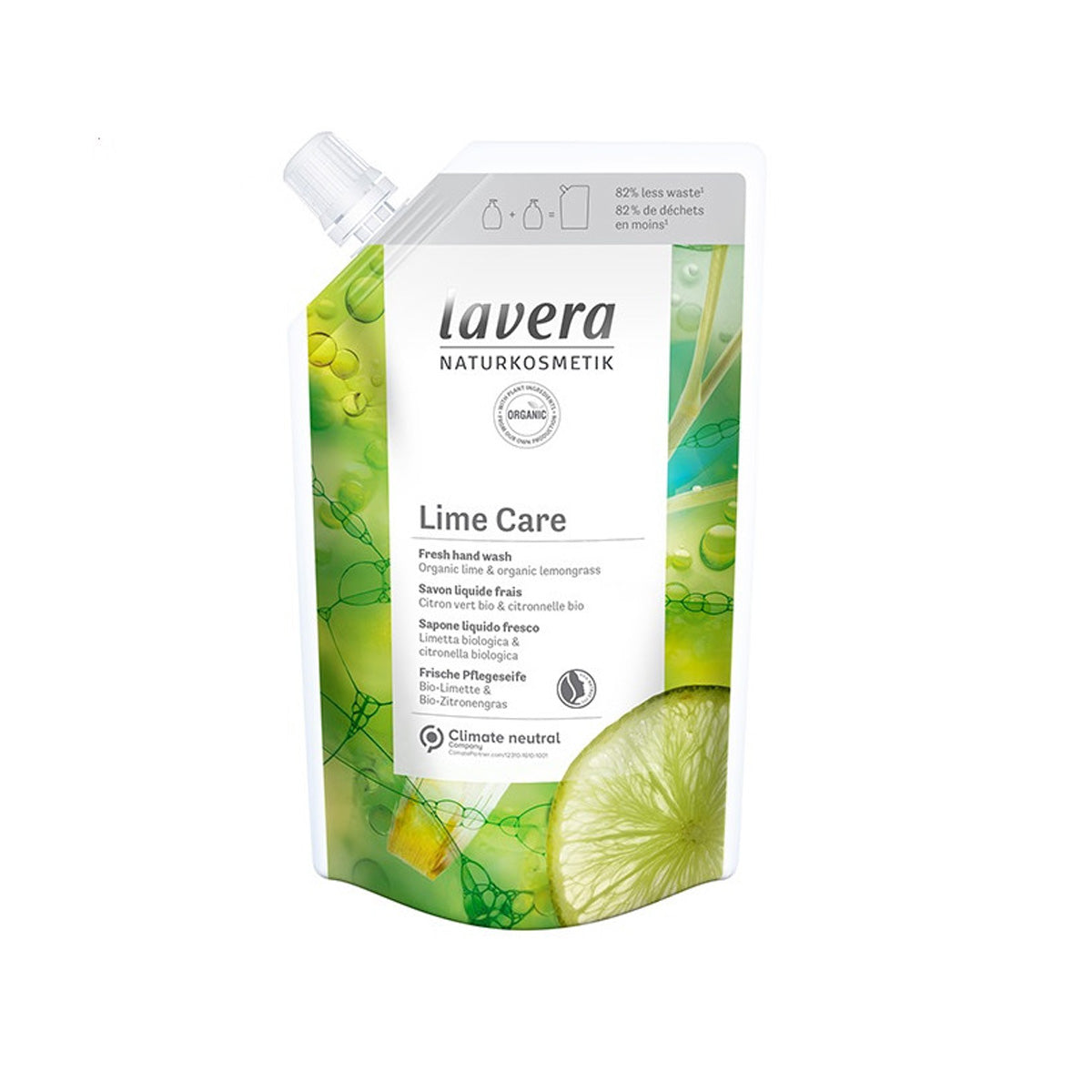 Jabón Manos Lima Fresca LAVERA Recarga 500 ml
