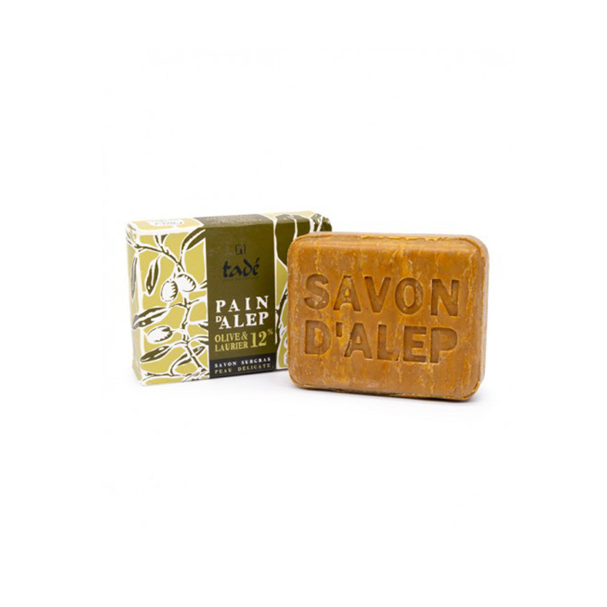 Tadé Aleppo Soap 12% Laurel. 100 g