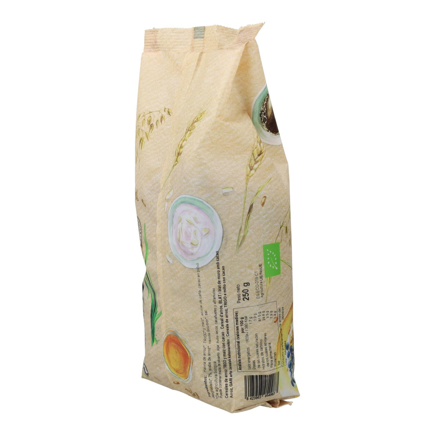 Biocop crunchy chocolate cereal shells 250 g