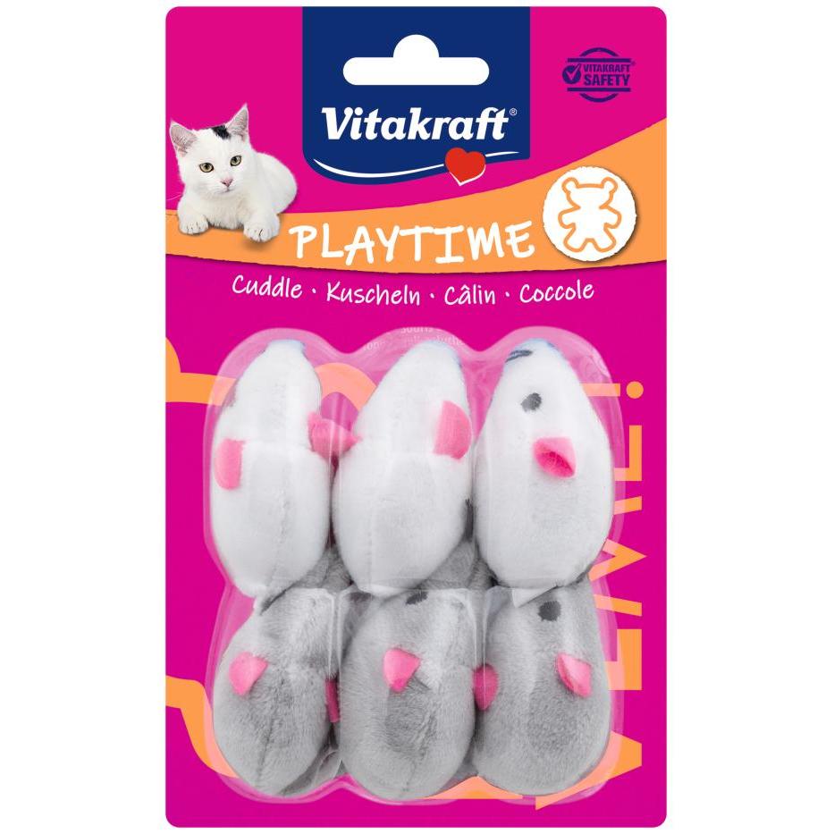 Vitakraft Plüschmäuse Katzenspielzeug