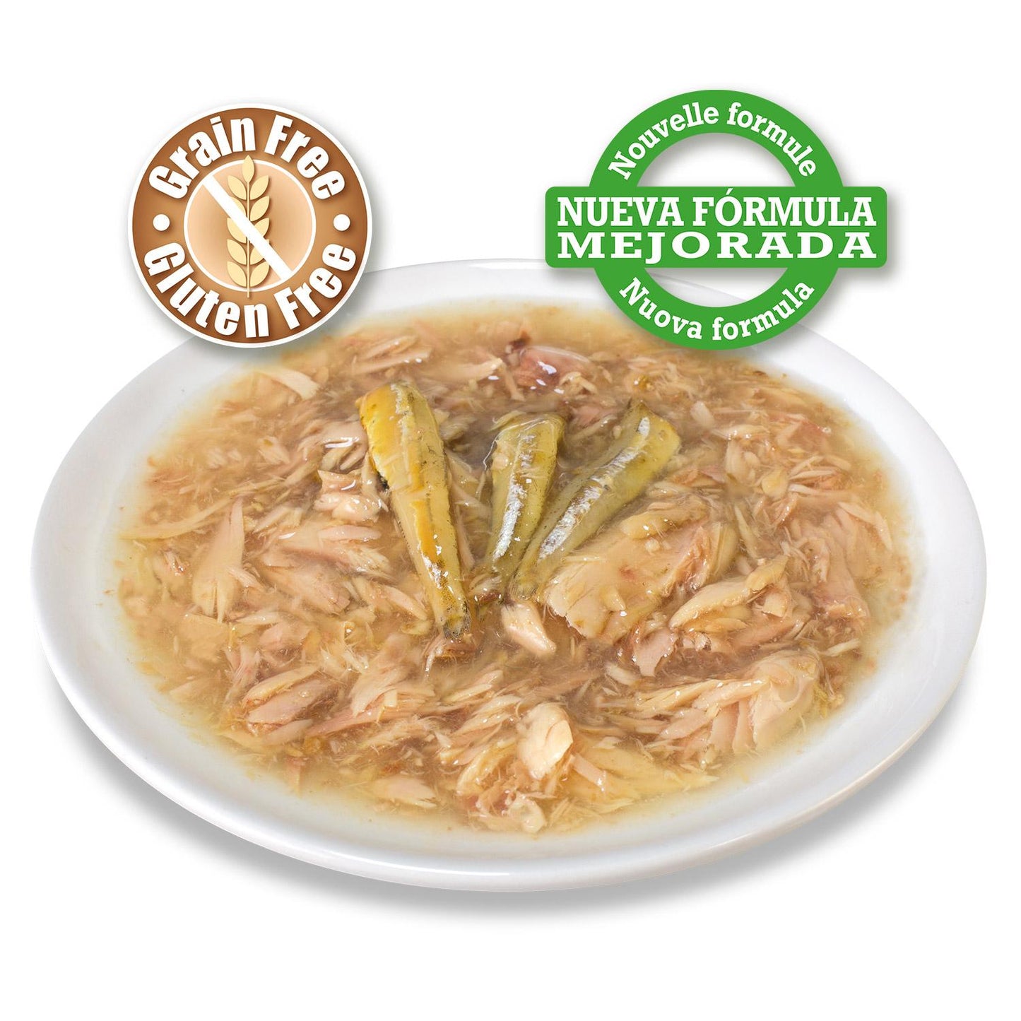 Tuńczyk biały i sardele w sosie Arquivet 80 g Mokra karma dla kotów