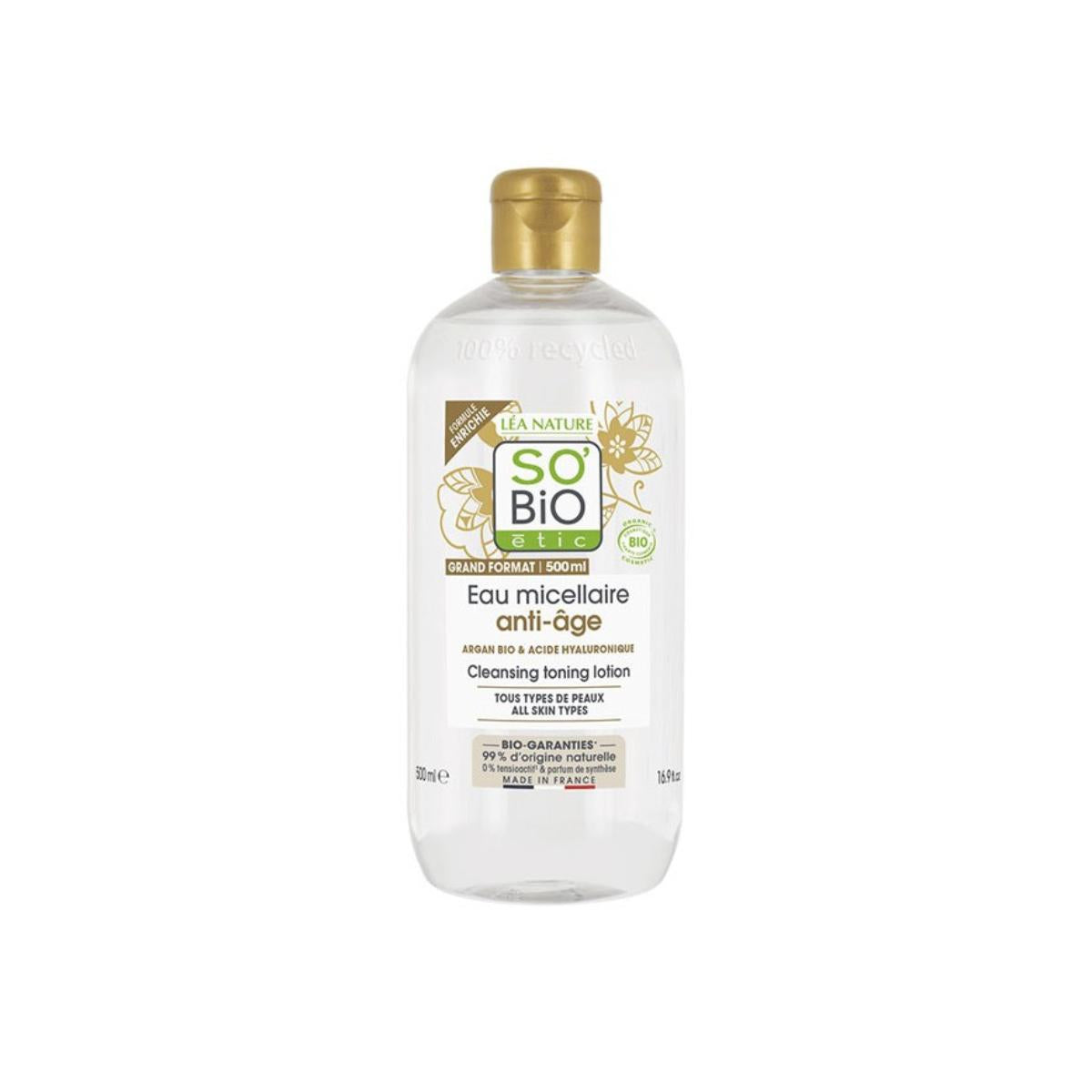 Acqua micellare antietà So'Bio étic 500 ml