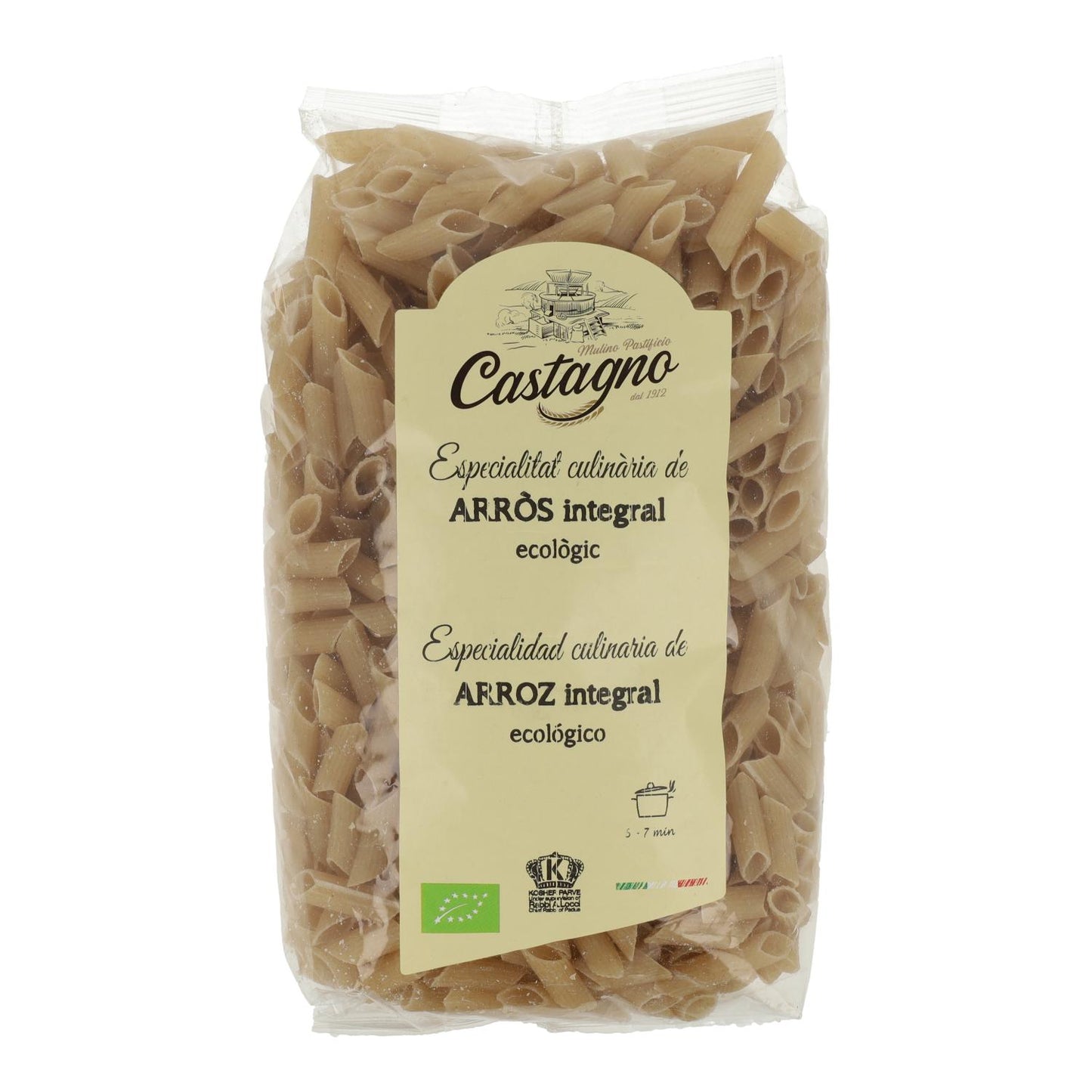 Makaron z brązowego ryżu ECO Castagno 500 g