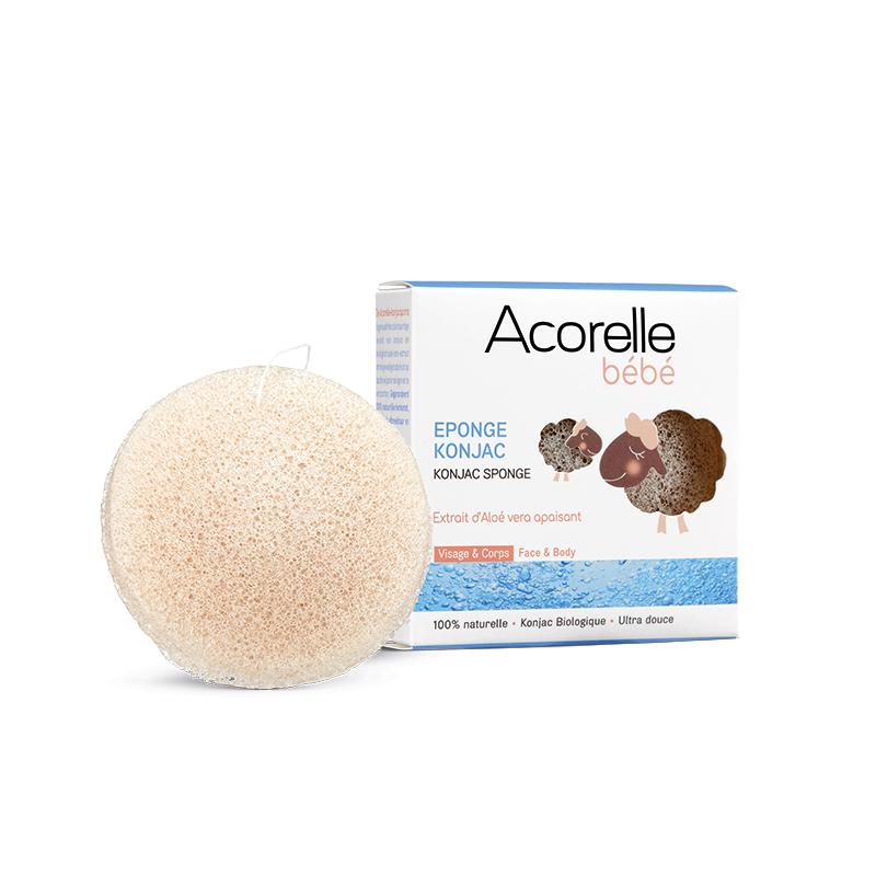 Konjac-Schwamm für Babys Acorelle, 100 g