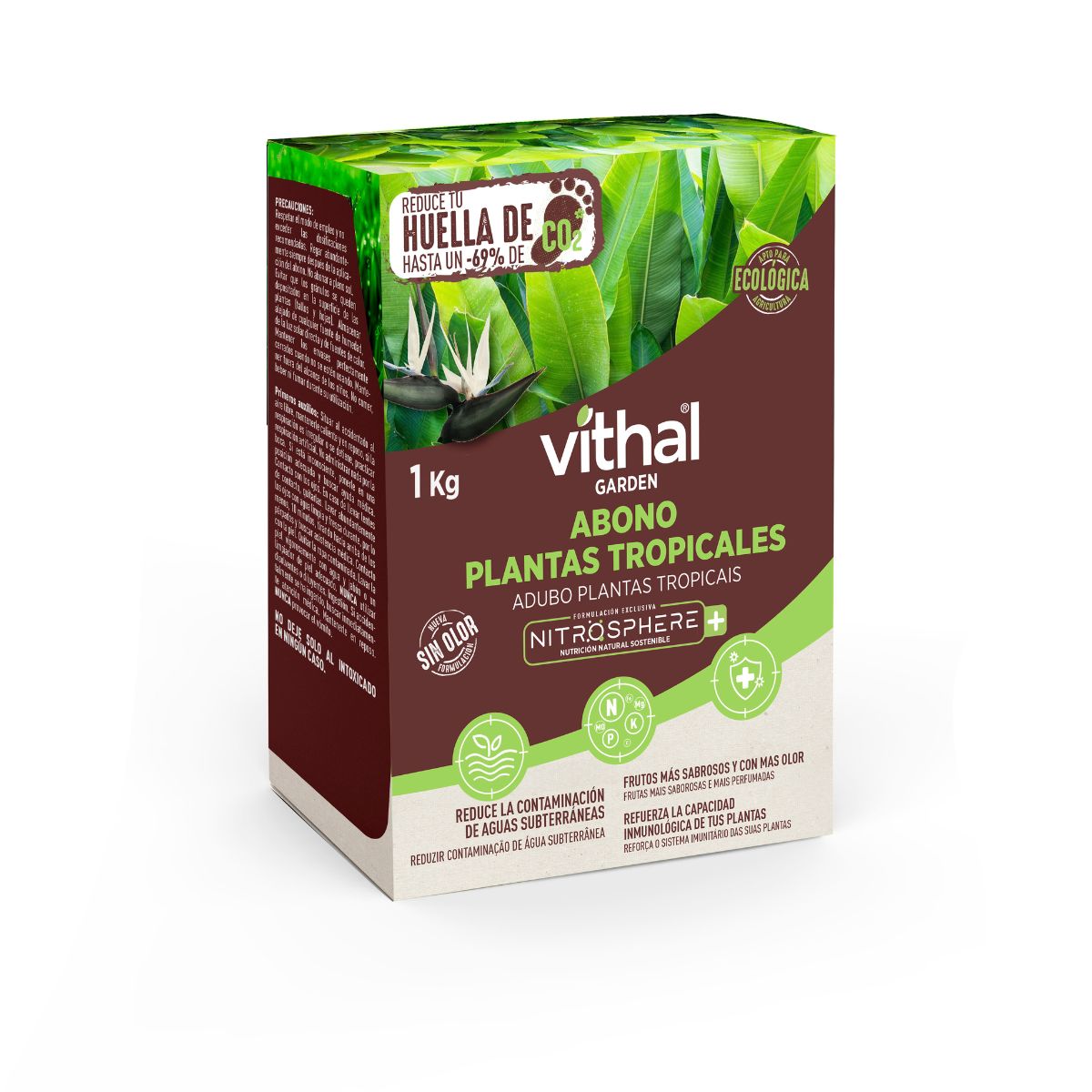 Eco Nitrosphere+ Tropical Plant Fertiliser 1 kg Vithal Garden