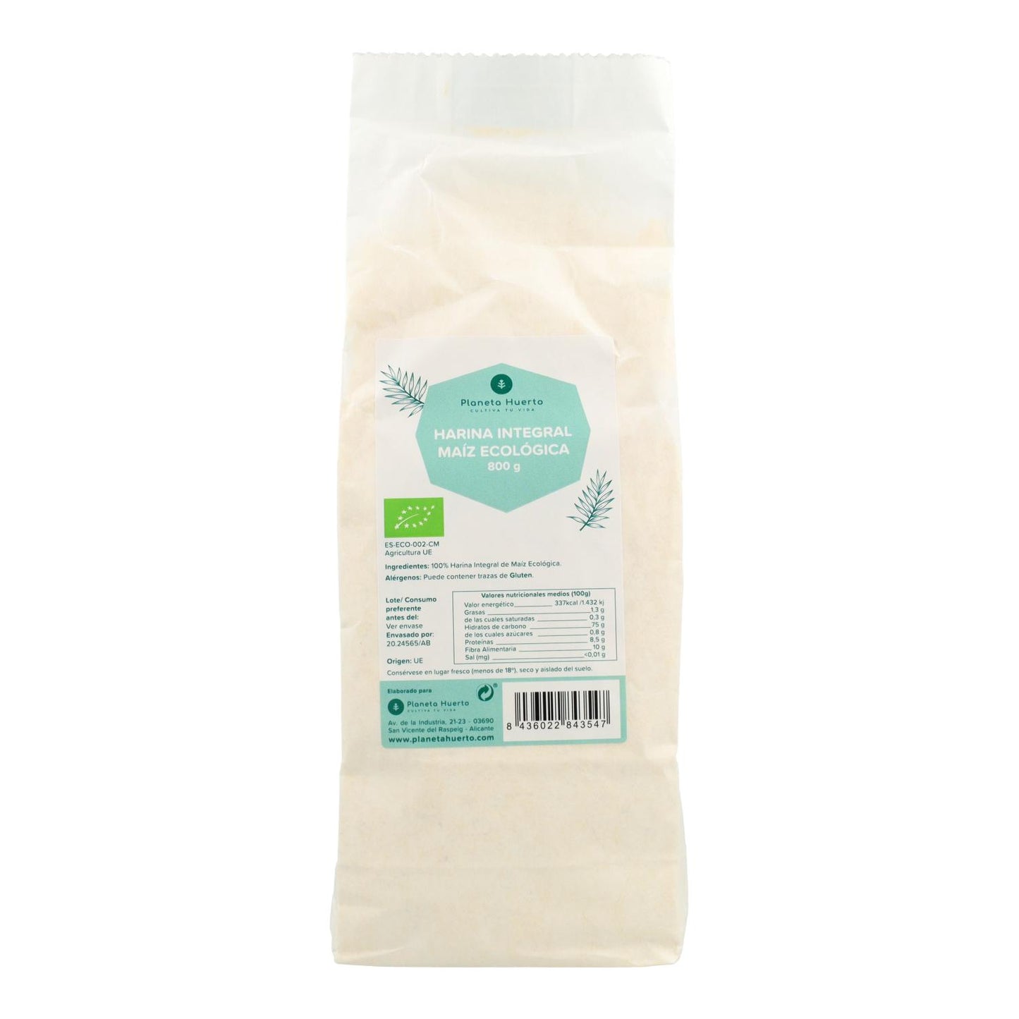 Eco Planeta Huerto Farine de maïs 800 g