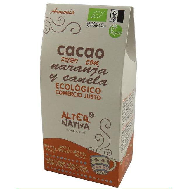 Pure cocoa with cinnamon and orange Alternativa 125 g