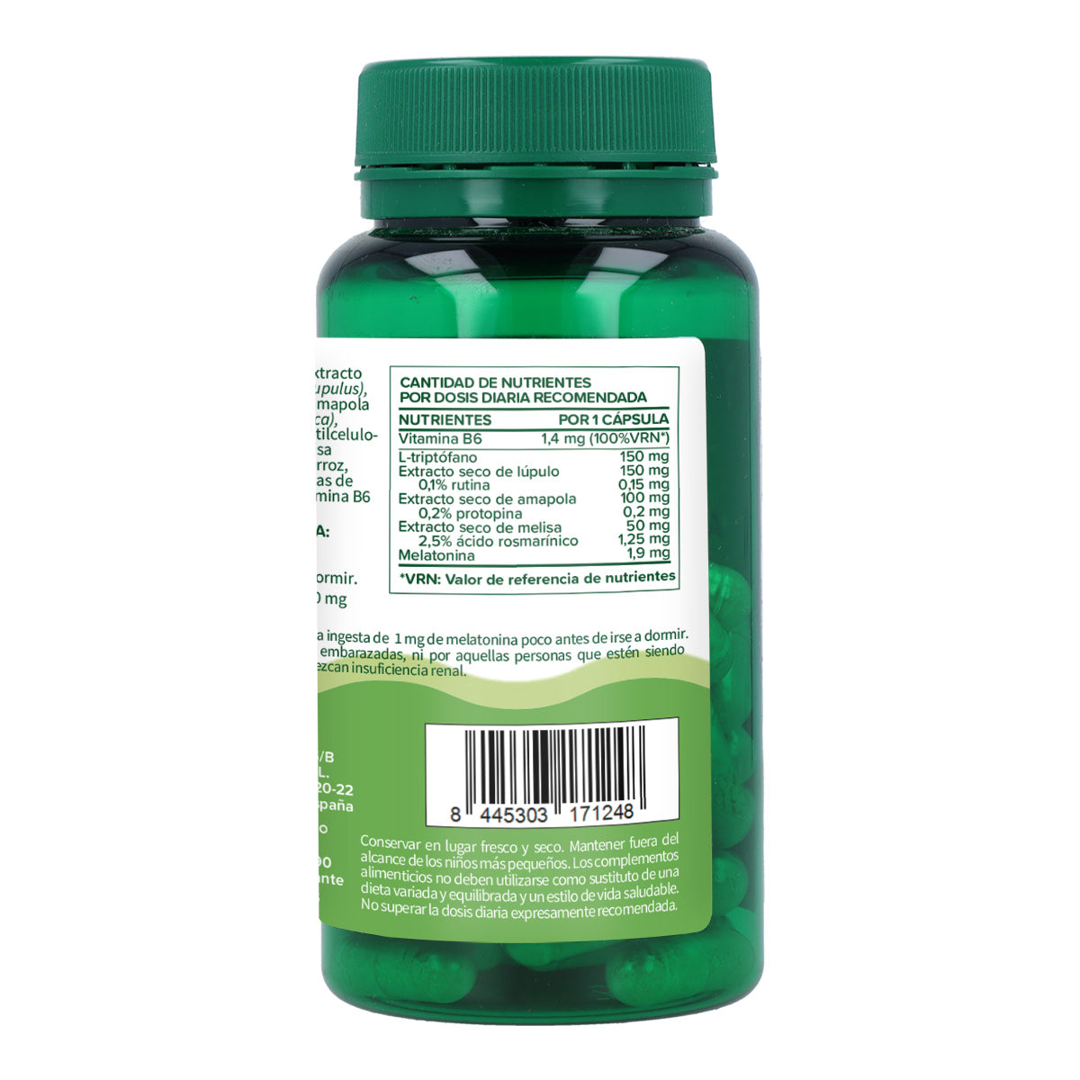 Melatonin komplex Planeta Huerto 60 kapslar