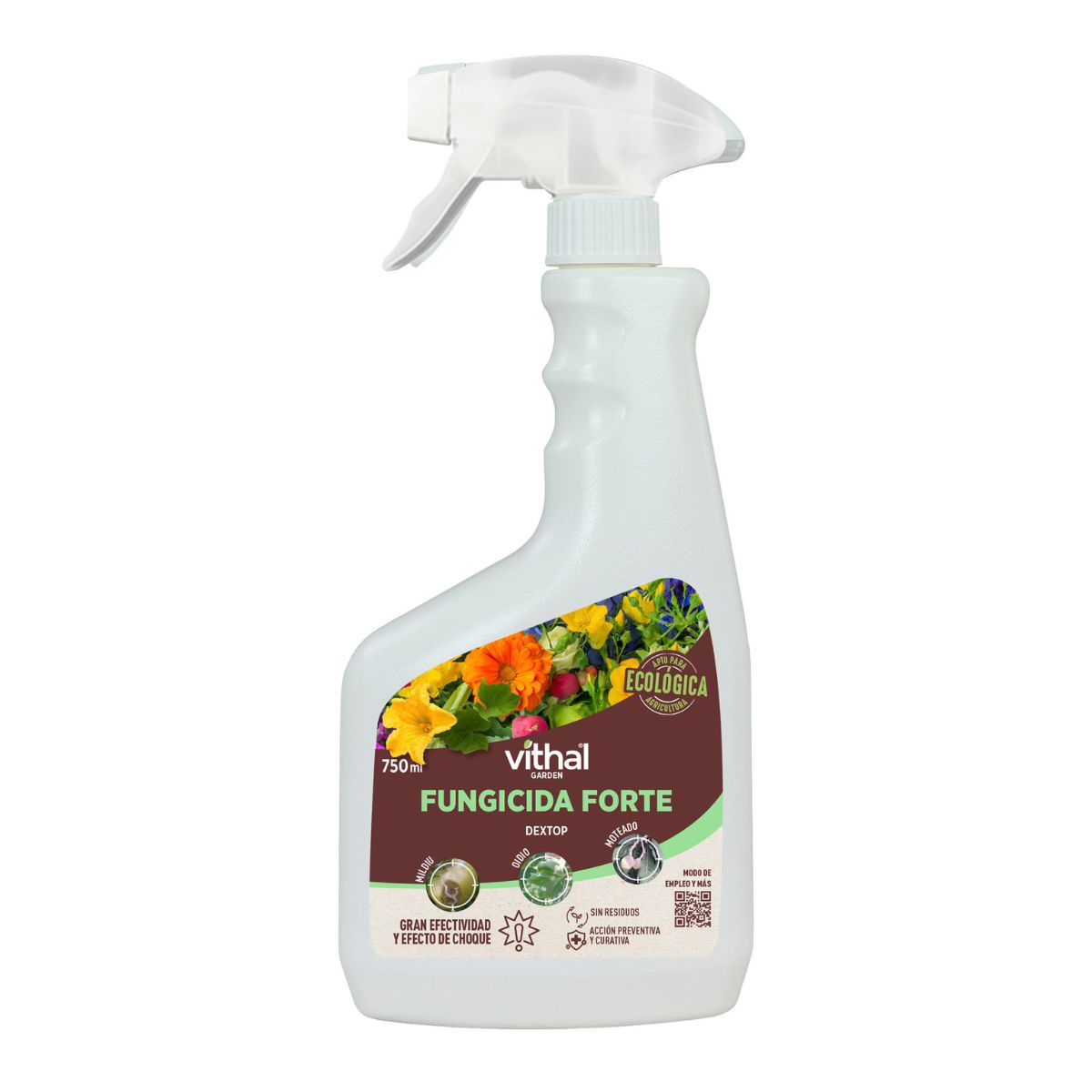 Fungicida Forte Eco 750 ml listo uso Vithal Garden