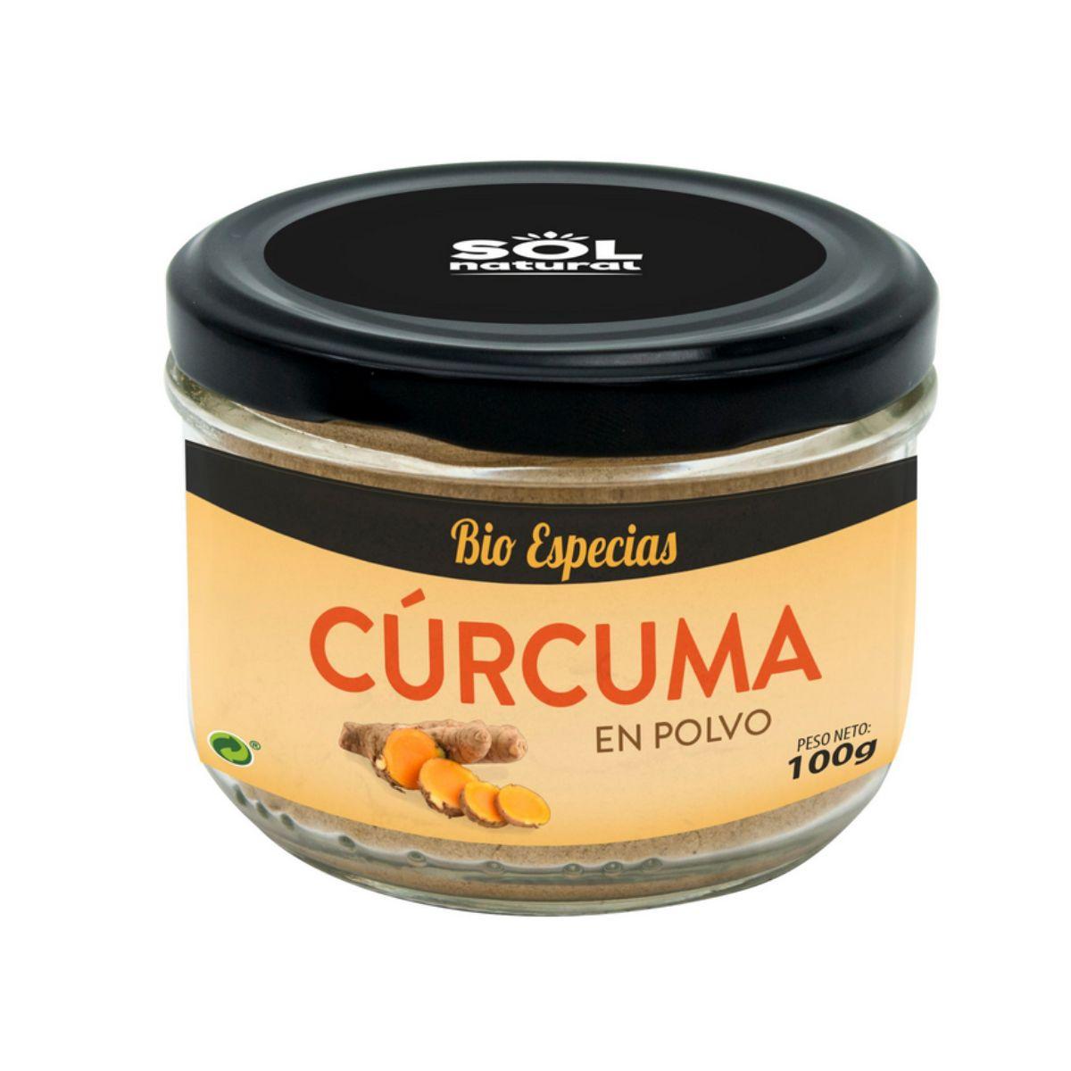 Curcuma en poudre bio Sol Natural 100 g