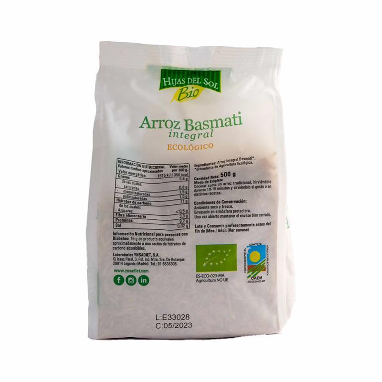 Riz complet Ynsadiet Basmati 500 g